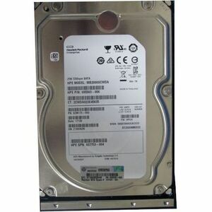 HPE Sourcing 2 TB Hard Drive - 3.5" Internal - SATA (SATA/600)