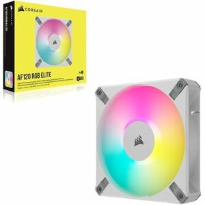 Corsair iCUE AF120 RGB ELITE 120mm PWM Fan - White - 1 Pack