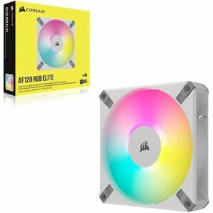 Corsair iCUE AF140 RGB ELITE 140mm PWM Fan - White - 1 Pack