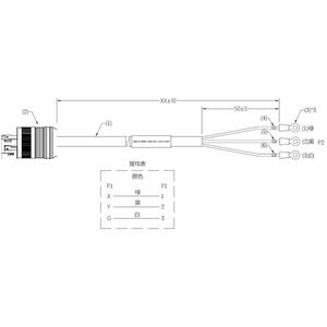 N1C Accessory N1C.LR-L143010 - L14-30P Input cable