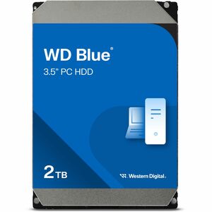 WD Blue 2 TB Hard Drive - 3.5" Internal - SATA (SATA/600) - Conventional Magnetic Recording (CMR) Method