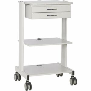 Eaton Tripp Lite Series Mobile Workstation with 2x Adjustable Shelves, 2x Metal Drawers, Locking Casters, TAA