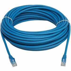 Tripp Lite Cat6 Gigabit Snagless Molded UTP Ethernet Cable (RJ45 M/M),PoE,LSZH,Blue,10m