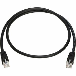 Tripp Lite Cat8 40G Snagless SSTP Ethernet Cable (RJ45 M/M), PoE, Black, 3 ft. (0.9 m)