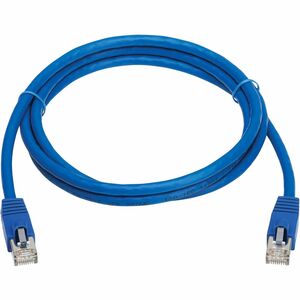 Tripp Lite Cat8 40G Snagless SSTP Ethernet Cable (RJ45 M/M), PoE, Blue, 6 ft. (1.8 m)