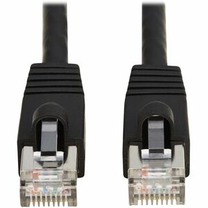 Tripp Lite Cat8 40G Snagless SSTP Ethernet Cable (RJ45 M/M), PoE, Black, 12 ft. (3.7 m)