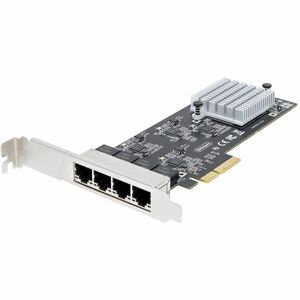StarTech.com 4-Port 2.5G NBASE-T PCIe Network Card, Computer Network Card Interface, Intel® I225-V, Quad-Port Ethernet, Multi-Gigabit NIC