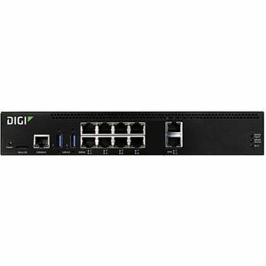Digi Connect EZ 8 - Serial Server, 8-port, RS-232, EU Power Cord