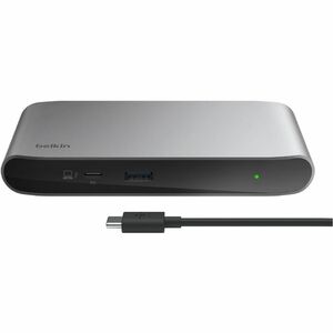 Belkin Thunderbolt 4 5-in-1 Multiport Core Hub - USB 4 - 40 Gbps - 96W - 4xTB4 USB-C, 1xUSB-A - Docking Station - Grey