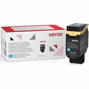 Xerox Original High Yield Laser Toner Cartridge - Box - Return Program - Cyan - 1 Pack