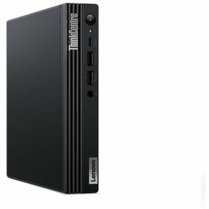 Lenovo ThinkCentre M70q Gen 3 11T300C0SS Desktop Computer - Intel Core i5 12th Gen i5-12400T - 16 GB - 256 GB SSD - Tiny - Black
