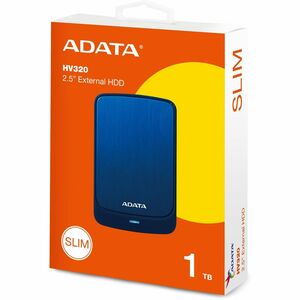 Adata HV320 AHV320-1TU31-CBL 1 TB Portable Hard Drive - External - Blue