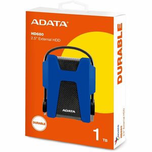 Adata HD680 AHD680-1TU31-CBL 1 TB Portable Hard Drive - External - Blue