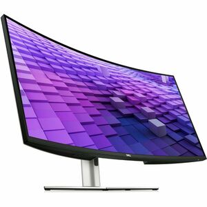 Dell UltraSharp U3824DW 37.5" WQHD+ Curved Screen LED Monitor - 21:9 - Black, Silver