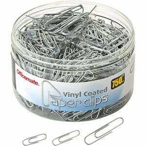 750 Paper Clips, Assorted Sizes, Re-usable Storage Tub