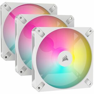 Corsair iCUE AR120 Digital RGB 120mm PWM Fan, Triple Pack, White - 3 Pack