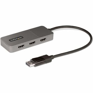 StarTech.com 3-Port MST Hub, DisplayPort to Triple 4K 60Hz HDMI, DP 1.4 Multi-Monitor Adapter, Windows Only