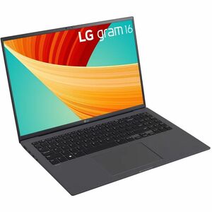 LG gram 16Z90R-N.APC6U1 16" Notebook - WQXGA - 2560 x 1600 - Intel Core i5 13th Gen i5-1340P Dodeca-core (12 Core) 1.90 GHz - 16 GB Total RAM - 512 GB SSD - Charcoal Gray