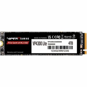VIPER VP4300 Lite 4 TB Solid State Drive - M.2 2280 Internal - PCI Express NVMe (PCI Express NVMe 4.0 x4)