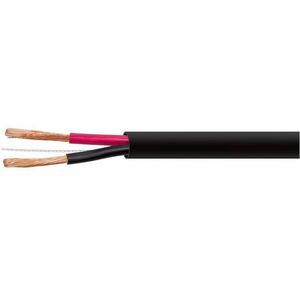 Monoprice Speaker Wire, CL2 Rated, 2-Conductor, 12AWG, 100ft, Black