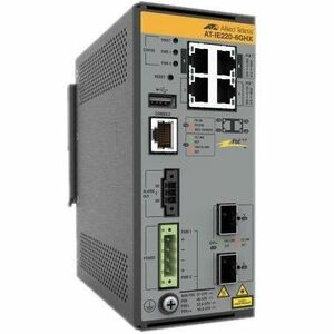 Allied Telesis IE220 IE220-6GHX 4 Ports Manageable Ethernet Switch - Gigabit Ethernet, 10 Gigabit Ethernet - 10/100/1000Base-T, 10GBase-X - TAA Compliant
