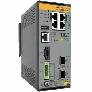 Allied Telesis IE220 4 Ports Ethernet Switch - Gigabit Ethernet, 10 Gigabit Ethernet - 10/100/1000Base-T