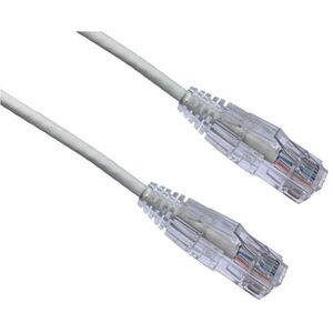 Axiom 100FT CAT6A BENDnFLEX Ultra-Thin Snagless Patch Cable (White) - TAA Compliant