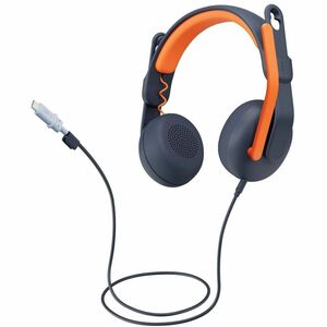 Logitech Zone Learn Wired On-ear Stereo Headset - Classic Blue 1 Logitech Zone Learn Wired On-ear Stereo Headset - Classic Blue