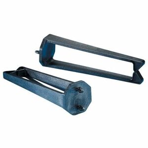 Ortronics Cable Management Rings - Snap Type - 1.75 x 6 in - black - package of two