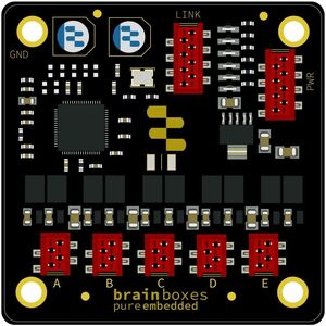 Brainboxes Pure Embedded 10/100 5 Port Industrial Ethernet Switch