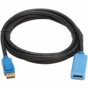 Eaton Tripp Lite Series DisplayPort Extension Cable with Active Repeater and Latching Connector (M/F), 8K 60 Hz, HDR, 4:4:4, HDCP 2.2, 9 ft. (2.7 m), TAA