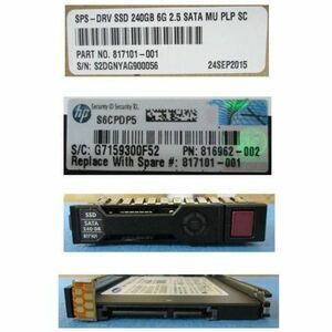 HPE Sourcing 240 GB Solid State Drive - 2.5" Internal - SATA (SATA/600) - Mixed Use