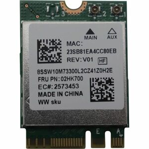 Lenovo-IMSourcing IEEE 802.11ac Bluetooth 5.0 Dual Band Wi-Fi/Bluetooth Combo Adapter for Notebook