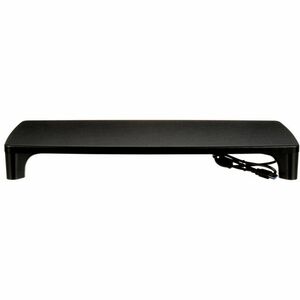 3M Monitor Stand MS100B, 21.6 in x 9.4 in x 3.9 in (548.6 mm x 238.7 mm x 99 mm)