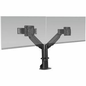 HAT Design Works E2-2-104 Mounting Arm for Monitor, Display Screen - Black - Landscape/Portrait