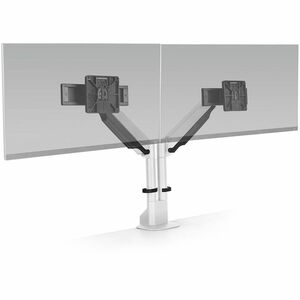 HAT Design Works E2-2-248 Mounting Arm for Monitor, Display Screen - White - Landscape/Portrait