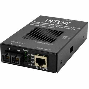 Lantronix E-100BTX-FX-05(SCHT) Transceiver/Media Converter