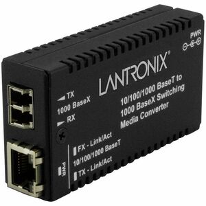 Lantronix M/GE-PSW-SX-01 Transceiver/Media Converter