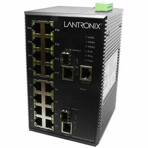 Lantronix Managed Hardened Fast Ethernet Switch