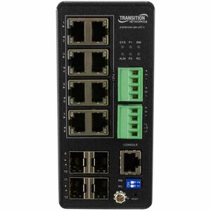 Lantronix Managed Hardened Gigabit Ethernet PoE+ Switch