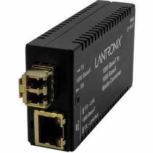 Lantronix M/GE-T-SX-01(LC) Transceiver/Media Converter