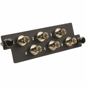 Ortronics Infinium HDFP Adapter Panel 6 ST Simplex, for OM4 or SM