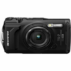 Olympus OM SYSTEM TG-7 12 Megapixel Compact Camera - Black