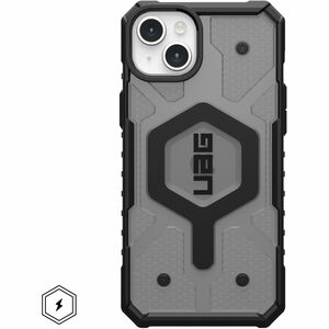 Urban Armor Gear Pathfinder Clear iPhone 15 Plus Case - Ash