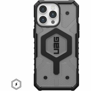 Urban Armor Gear Pathfinder Clear iPhone 15 Pro Max Case - Ash