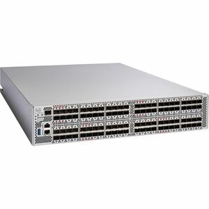 Cisco MDS 9396V 64G 2RU FC Switch, w/ 48 Active Ports, 3 Fans, 2 PSUs, Exhaust