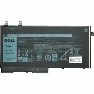 Dell 3-cell 51 Wh Lithium Ion Replacement Battery for Select Laptops