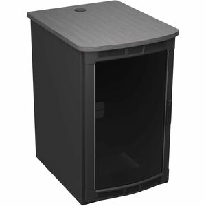 Middle Atlantic 25RU BGR Series Rolling Presentation Rack with Asian Night Top - 31.35in Depth - TAA Compliant