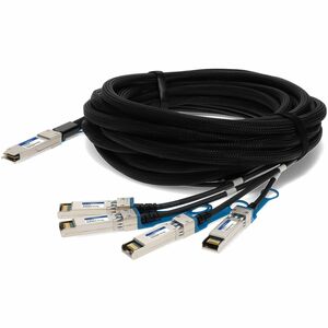 AddOn Dell&reg; 470-AEGH Compatible TAA Compliant 40GBase-CU QSFP+ to 4xSFP+ Direct Attach Cable (Passive Twinax, 3m)