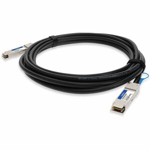 AddOn HP JG327A to Palo Alto Networks PAN-QSFP-DAC-3M Compatible TAA Compliant 40GBase-CU QSFP+ to QSFP+ Direct Attach Cable (Passive Twinax, 3m)